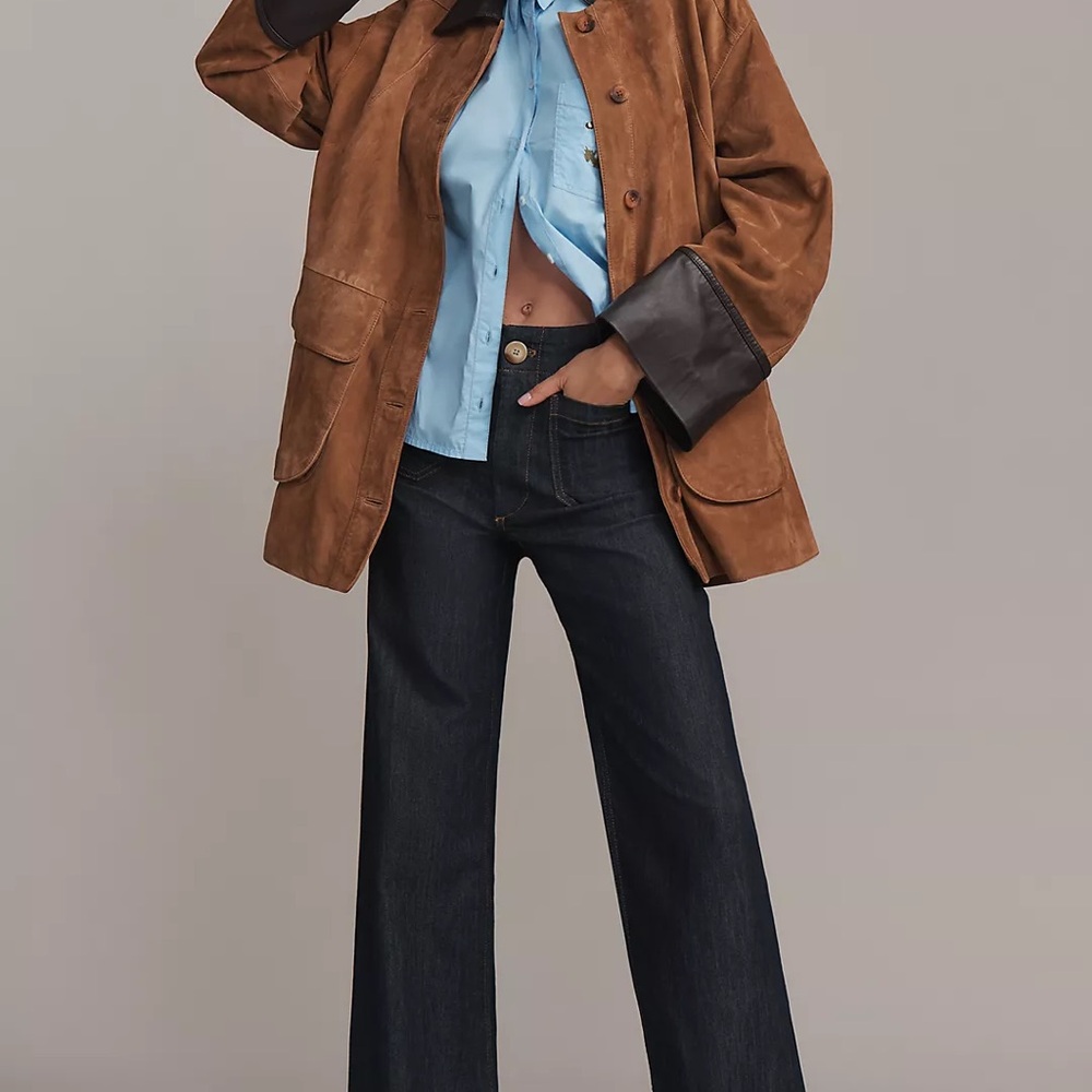 The Colette Full-Length Wide-Leg Jeans by Maeve